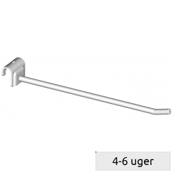 Single hook, reinforced, for 15mm flat oval bar