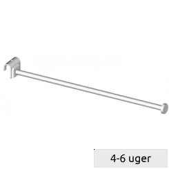 Single tubular hook, with Ø25 plate, for 30x15mm flat oval bar