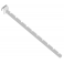 Sloping notched arm, for 30x15mm flat oval bar