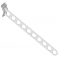 Garment arm 40x4mm with 11 holes, for slatted panels