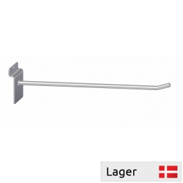 single hook, for slatted panels with plate end