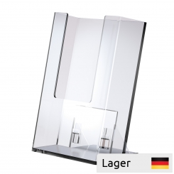 Leaflet Holder, with enclosed loose footing, for counter and wall