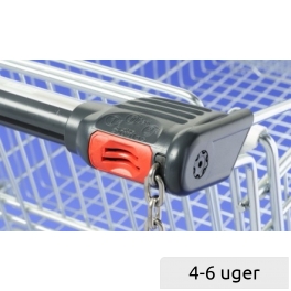 Euroloc, coin lock for Shopping Trolleys with Ergogrip handle
