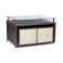 Sales podium with 4 drawers and glass top