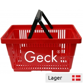 22 L Plastic Shopping Basket - with/without Logo