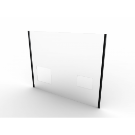 Corona plexiglass shield for ITAB FS 2.0 checkout counters