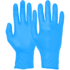 Nitrile disposable gloves powder free
