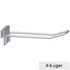 Double hook for 5mm bar