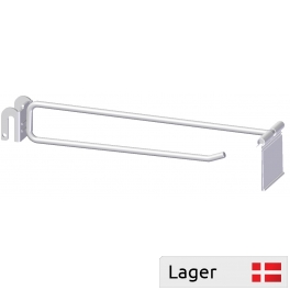 Single hook with price arm, for 6mm bar (Without price holder)