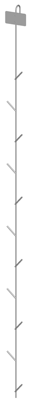 pin style clip strip with price plate 01