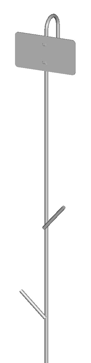 pin style clip strip with price plate 01