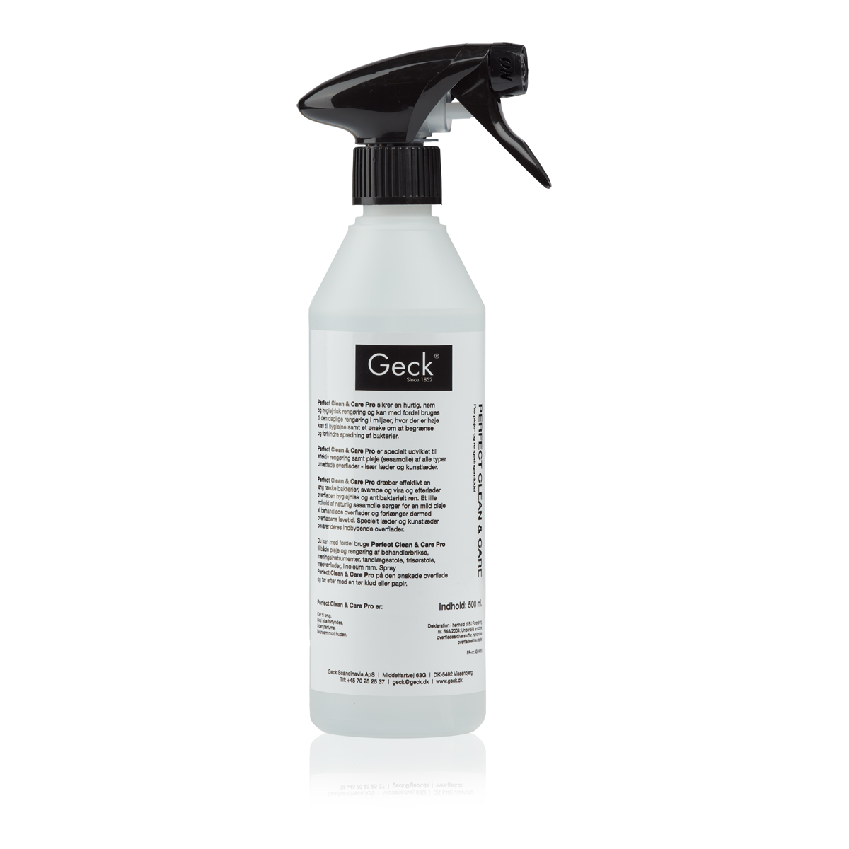 spray bottle with perfect care clean pro